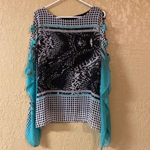 Women’s JM Collection Poncho Style Top